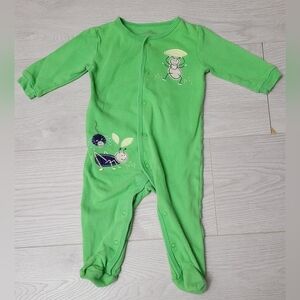 5/$15 Green Insect Footie